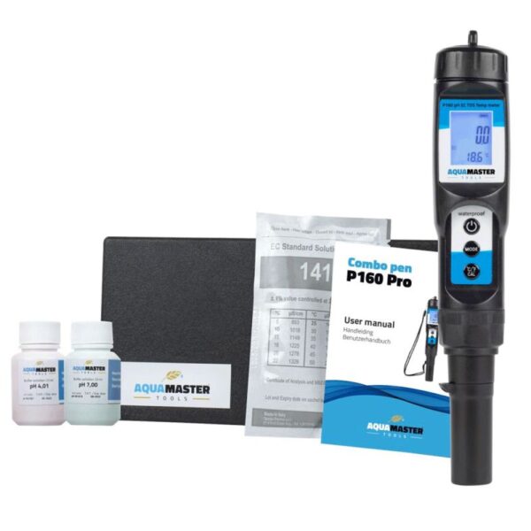 Testeur pH/EC/PPM/TDS/Temp P160 Combo Aqua Master